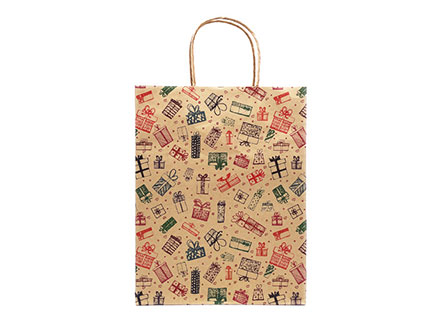 Christmas Recyclable Paper Bag